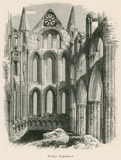 Abbaye de Whitby, transept nord - Alexander Francis Lydon